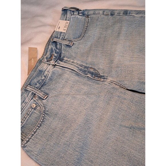 J.Crew '84 Rise Wide Leg Denim Jeans In Synniva Wash CH959 $148 Size 30P NWT - Picture 6 of 12